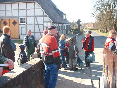 Dorfputz in Möhnsen