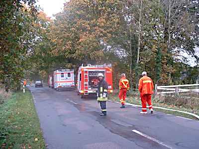 Absichern Brandstelle Kätnerkamp