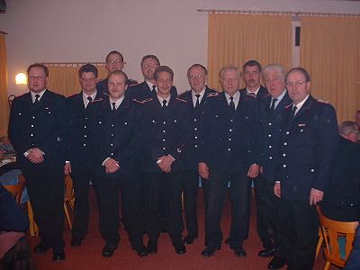 Geehrte und beförderte Kameraden 2003