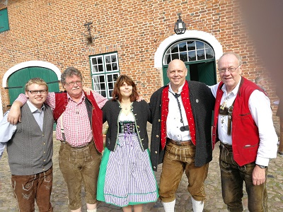 Möhnsener Musikanten auf Gut Sierhagen in Holstein.