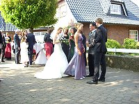 Empfang Isabels Hochzeit -  Bild anklicken zum Vergrößern
