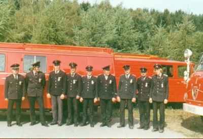 Teilnehmer des 3. Feuerwehrmarsches 