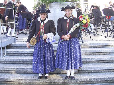 Musikkaplle Mareit beim Traubenfest Meran