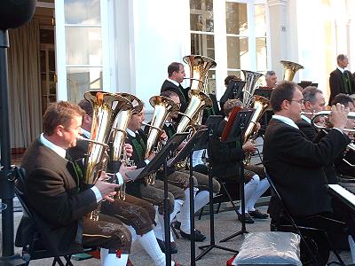 Musikkaplle Mareit beim Traubenfest Meran