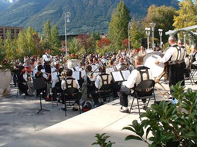 Musikkaplle Pens beim Traubenfest Meran