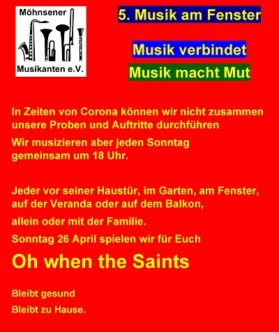 5. Musik am Fenster