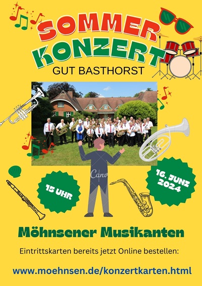 Sommerkonzert 2024 der Möhnsener Musikanten - Online Tickets bestellen 