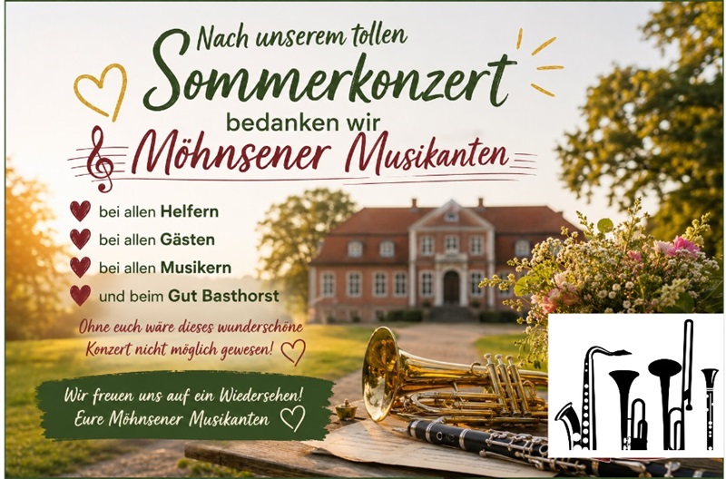 Wir sagen allen Dankesch&ouml;n 