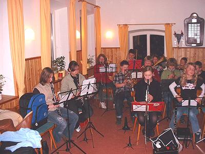 Weihnachtsfeier des Jugendblasorchesters