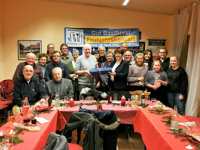 Weihnachtsfeier Möhnsener Musikanten mit der Landtagsabgeordneten Andrea Tschacher