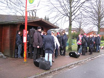 Musikzug und Jugendblasorchester fahren 2010 wieder zum Hamburger Weihnachtsmarkt